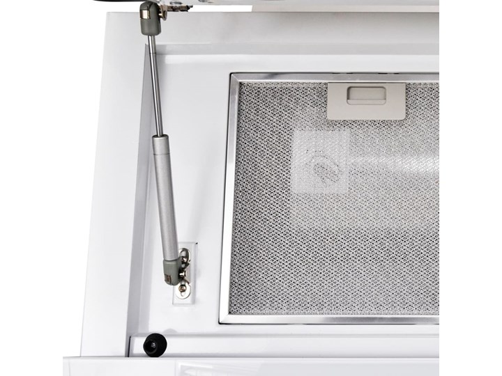 vidaXL Okap kuchenny, szkło hartowane, białe, 600 mm Kolor Biały