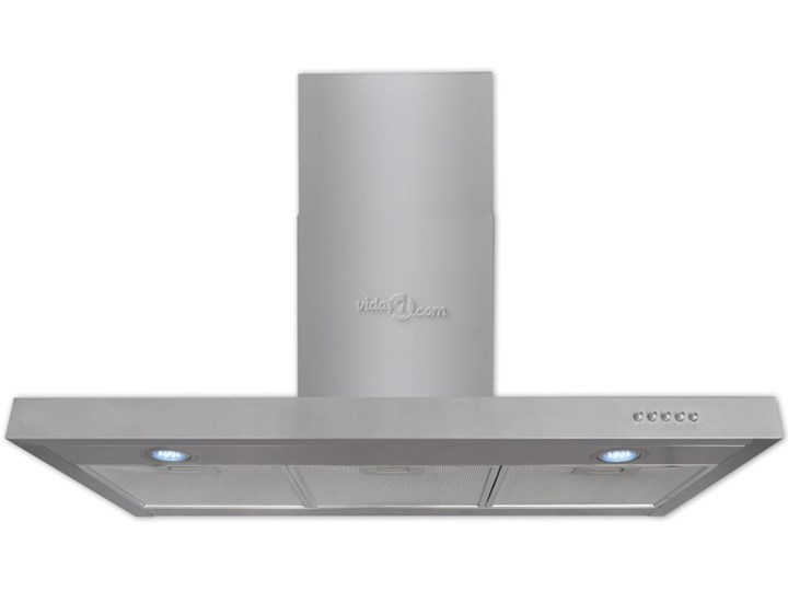 vidaXL Płaski okap kuchenny 900 mm, stal nierdzewna Kategoria Okapy Kolor Szary