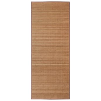 vidaXL Dywan bambusowy 120 x 180 cm, prostokątny, brązowy