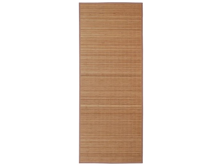 vidaXL Dywan bambusowy 120 x 180 cm, prostokątny, brązowy Dywaniki Dywany Syntetyk 120x180 cm Poliester Pomieszczenie Salon