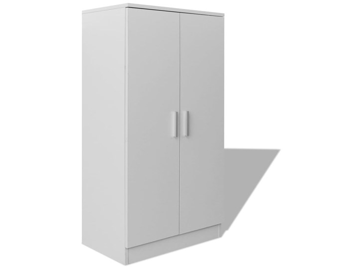 vidaXL Szafka na buty, 7 półek, biała Płyta meblowa Głębokość 35 cm Płyta MDF Wysokość 108 cm Płyta laminowana Szerokość 55 cm Styl Nowoczesny