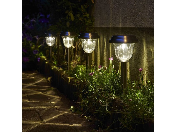 Luxform Inteligentne lampy słoneczne LED Pulsar do ogrodu, 10 Lm Kategoria Lampy ogrodowe Lampa stojąca Kolor Srebrny