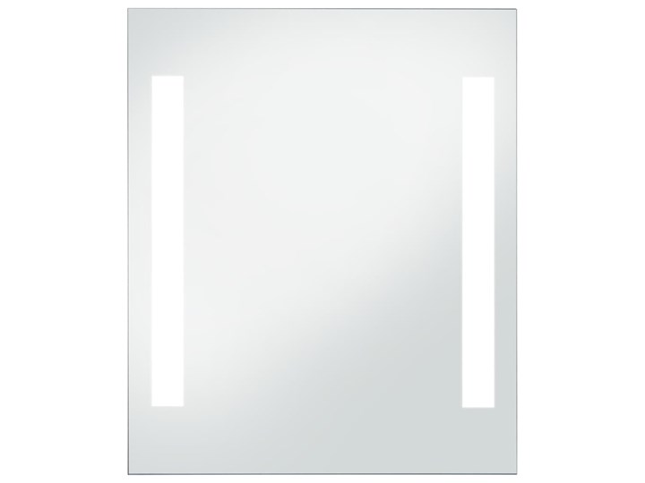 vidaXL Ścienne lustro łazienkowe z LED, 50 x 60 cm Prostokątne Pomieszczenie Łazienka