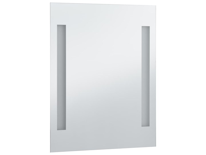 vidaXL Ścienne lustro łazienkowe z LED, 50 x 60 cm Prostokątne Kategoria Lustra