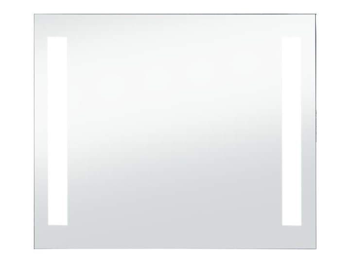vidaXL Ścienne lustro łazienkowe z LED, 60 x 50 cm Prostokątne Kategoria Lustra Pomieszczenie Łazienka