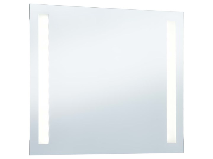 vidaXL Ścienne lustro łazienkowe z LED, 60 x 50 cm Prostokątne Pomieszczenie Łazienka