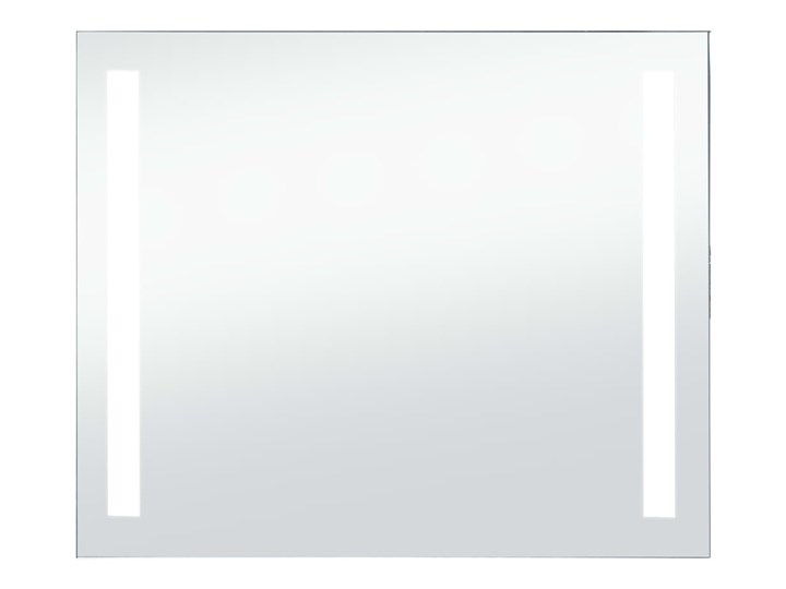 vidaXL Ścienne lustro łazienkowe z LED, 80 x 60 cm Prostokątne Kategoria Lustra
