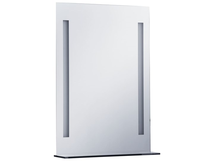 vidaXL Ścienne lustro łazienkowe z LED, z półką, 50 x 70 cm Kategoria Lustra Prostokątne Lustro z półką Pomieszczenie Łazienka