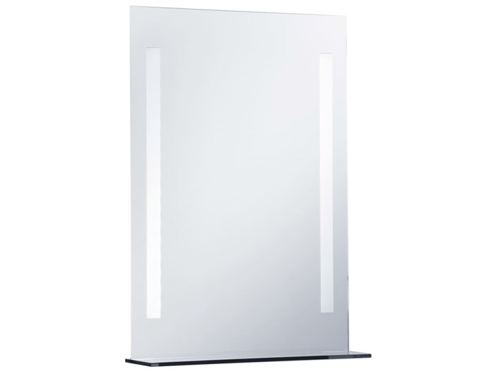 vidaXL Ścienne lustro łazienkowe z LED, z półką, 50 x 70 cm Prostokątne Kategoria Lustra Lustro z półką Pomieszczenie Łazienka