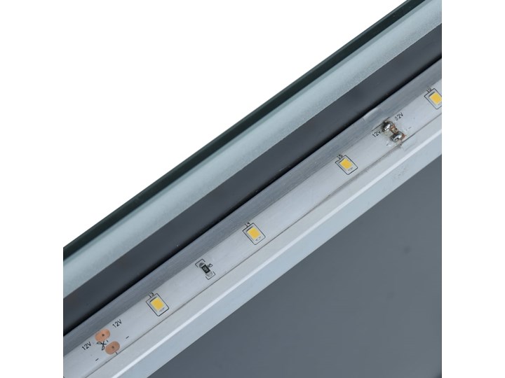 vidaXL Ścienne lustro łazienkowe z LED, 60 x 80 cm Prostokątne Kategoria Lustra Pomieszczenie Łazienka