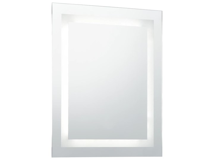 vidaXL Ścienne lustro łazienkowe z LED i czujnikiem dotyku, 50x60 cm Prostokątne Pomieszczenie Łazienka Kategoria Lustra