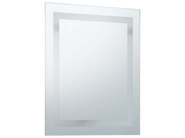 vidaXL Ścienne lustro łazienkowe z LED i czujnikiem dotykowym 60x80 cm Prostokątne Kategoria Lustra Pomieszczenie Łazienka