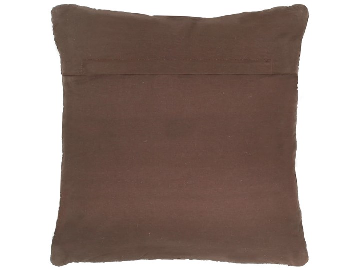 vidaXL Poduszki Chindi, 2 szt., brązowe, 45x45 cm, skóra i bawełna Poduszka dekoracyjna Kwadratowe Styl Vintage