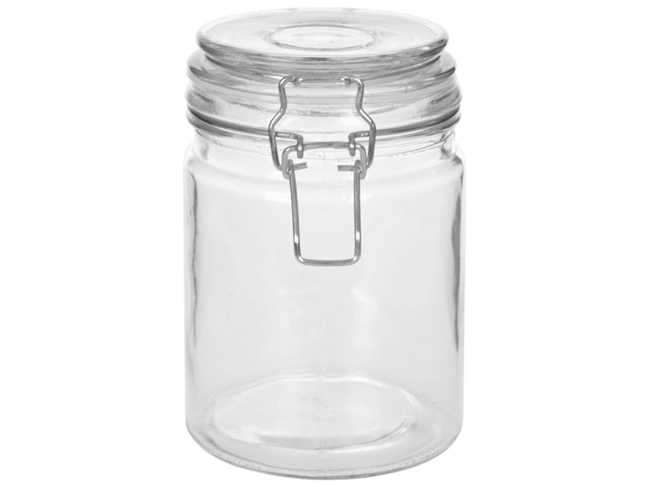 vidaXL Słoiki z zamknięciem pałąkowym, 6 szt., 750 ml Szkło Na makaron Kategoria Pojemniki i puszki
