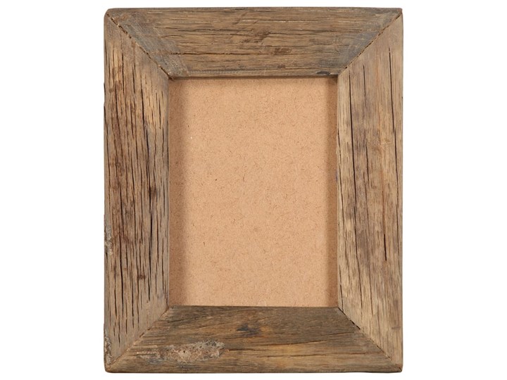 vidaXL Ramki na zdjęcia, 2 szt., 23x28 cm, drewno z odzysku i szkło Rozmiar zdjęcia 13x18 cm