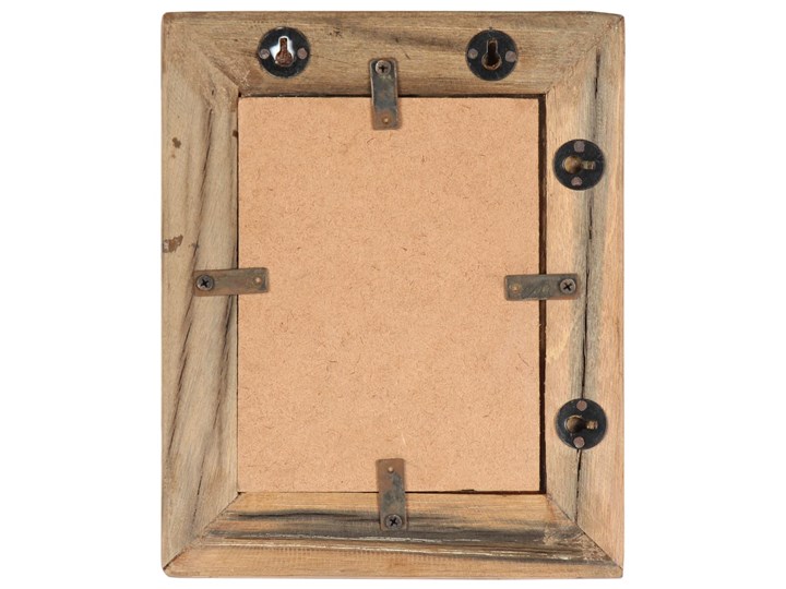 vidaXL Ramki na zdjęcia, 2 szt., 23x28 cm, drewno z odzysku i szkło Kategoria Ramy i ramki na zdjęcia