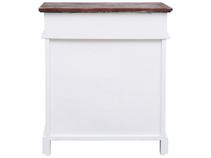 vidaXL Szafka na buty, brązowa, 50 x 28 x 58 cm, drewno paulownia Szerokość 50 cm Głębokość 28 cm Pomieszczenie Przedpokój
