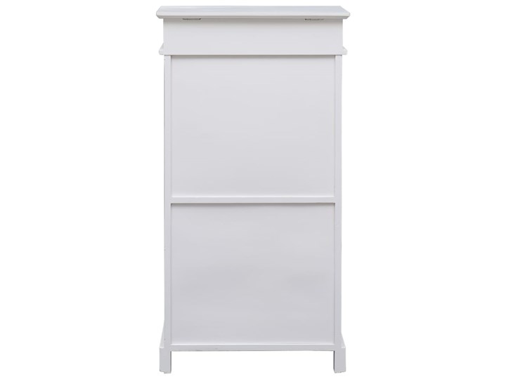 vidaXL Szafka na buty, biała, 50 x 28 x 98 cm, drewno paulownia Pomieszczenie Sypialnia Szerokość 50 cm Głębokość 28 cm Pomieszczenie Przedpokój