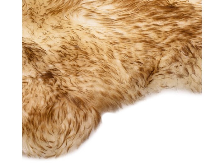 vidaXL Dywanik ze skóry owczej, 60 x 90 cm, brązowy melanż Nieregularny Skóra 60x90 cm Dywany Dywaniki Wełna Kategoria Dywany