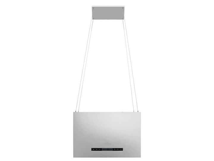 vidaXL Wiszący okap nad wyspę, dotykowy, LCD, 55 cm, stal nierdzewna Okap wyspowy Kategoria Okapy Kolor Szary