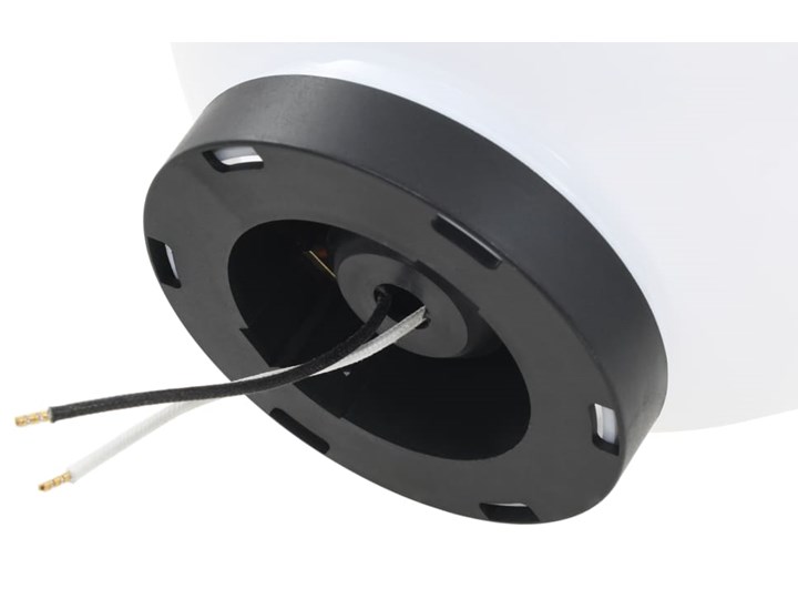 vidaXL Lampy ogrodowe LED, 4 szt., kuliste, 20 cm, PMMA Lampa stojąca Kolor Biały
