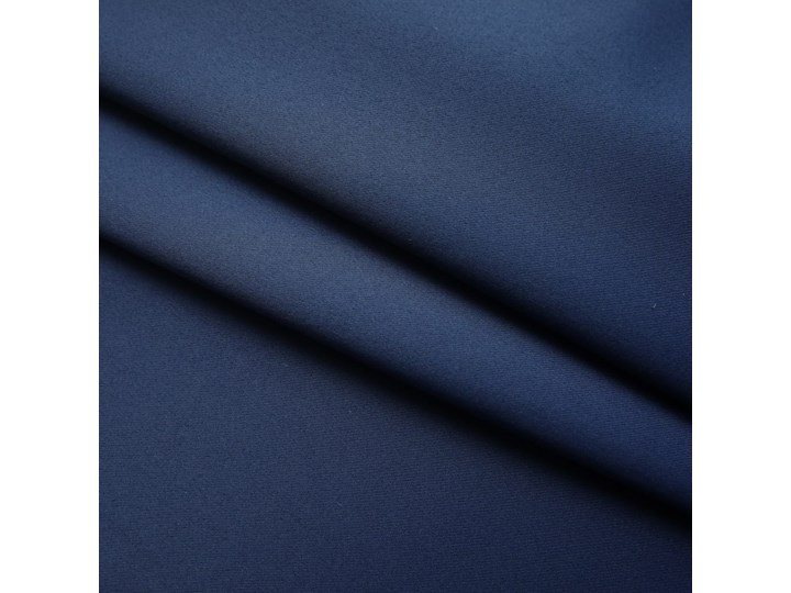 vidaXL Zasłony zaciemniające z haczykami 2 szt., niebieskie 140x225 cm Zasłona zaciemniająca Poliester Pomieszczenie Sypialnia