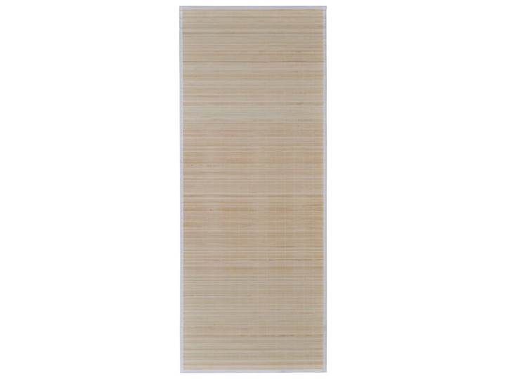 vidaXL Prostokątne, naturalne maty bambusowe, 2 szt., 120 x 180 cm Dywaniki Syntetyk Poliester Nieregularny Dywany 120x180 cm Kolor Beżowy