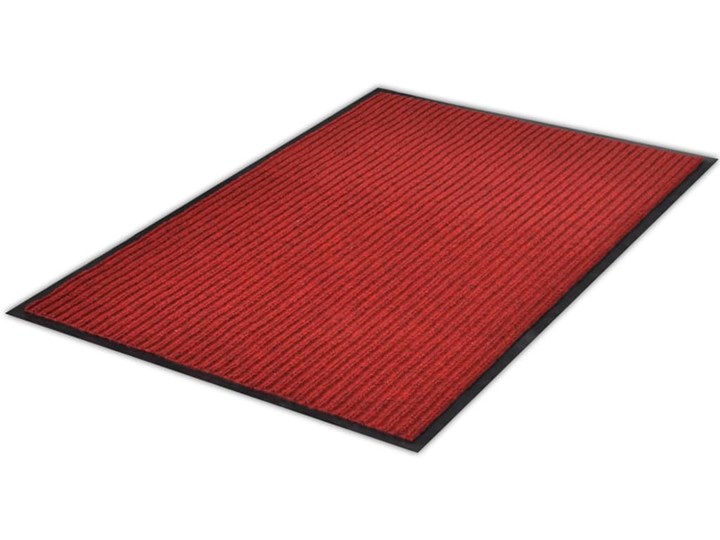 vidaXL Wycieraczka, czerwona, 120 x 220 cm, PVC Kolor Czerwony