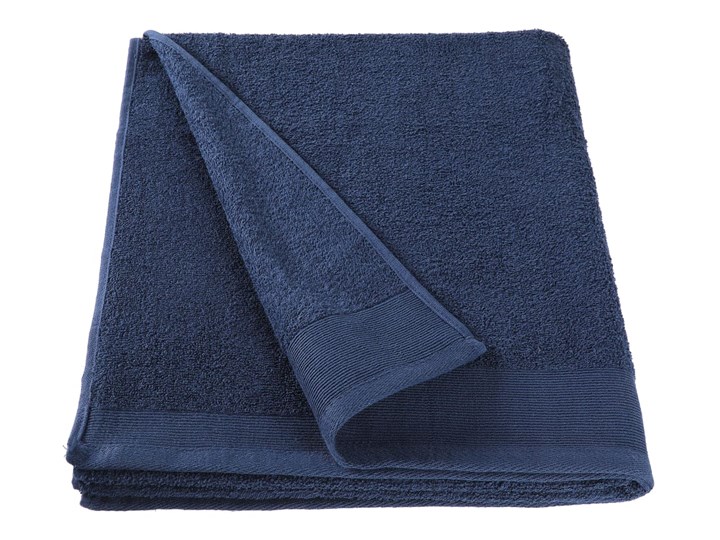 vidaXL Ręczniki prysznicowe, 5 szt., bawełna, 450 g/m², 70x140 cm Komplet ręczników Kolor Granatowy