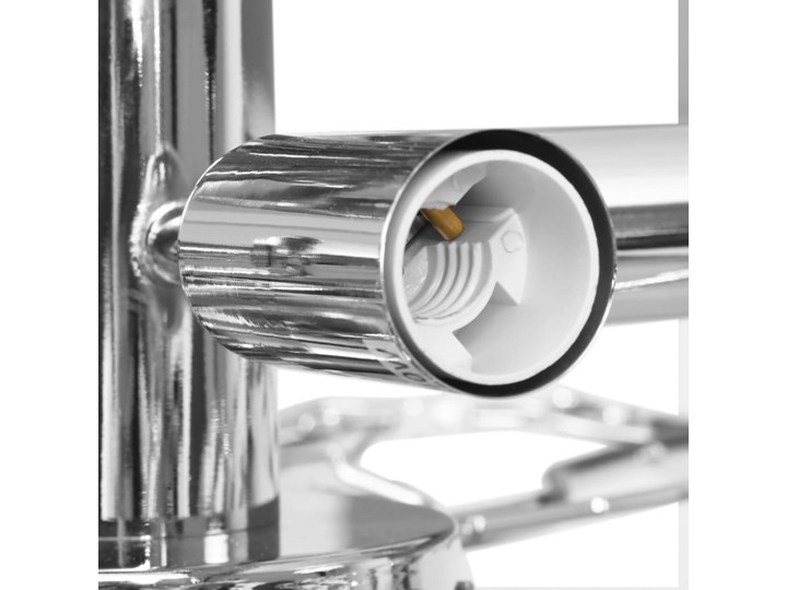 vidaXL Lampa sufitowa, listki z kryształu akrylowego, 5 żarówek E14 Nieregularne Funkcje Brak dodatkowych funkcji Tworzywo sztuczne Metal Chrom Szkło Lampa designerska Pomieszczenie Sypialnia