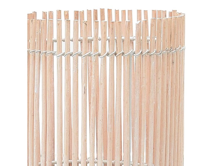 vidaXL Lampa podłogowa, wiklina, biała, 61 cm, E27 Pomieszczenie Salon Lampa dekoracyjna Pomieszczenie Sypialnia