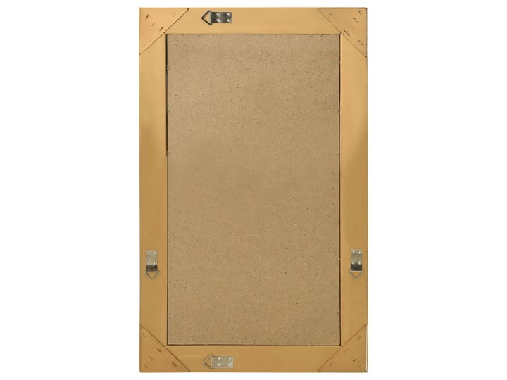 vidaXL Lustro ścienne w stylu barokowym, 50x80 cm, złote Prostokątne Kolor Złoty