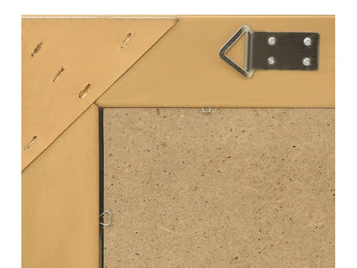 vidaXL Lustro ścienne w stylu barokowym, 50x120 cm, złote Prostokątne Kolor Złoty