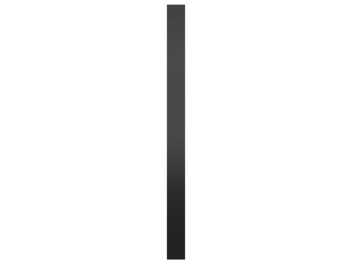 vidaXL Lustro ścienne, czarne, 40 cm Okrągłe Kolor Czarny