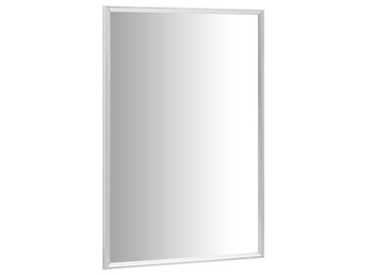 vidaXL Lustro, srebrne, 60x40 cm Pomieszczenie Łazienka Kolor Srebrny
