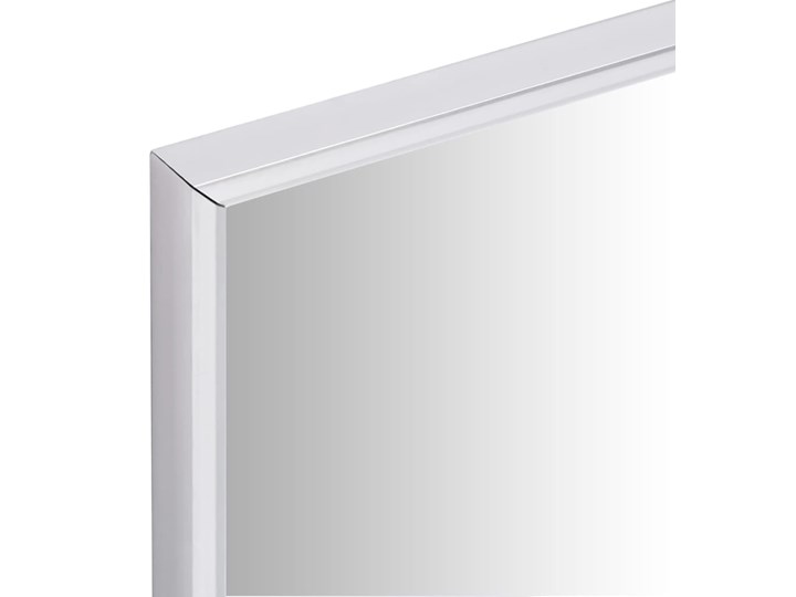 vidaXL Lustro, srebrne, 120x30 cm Pomieszczenie Łazienka Kolor Srebrny