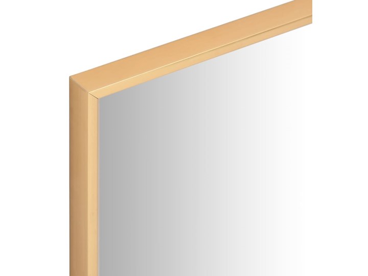 vidaXL Lustro, złote, 120x60 cm Pomieszczenie Łazienka Pomieszczenie Sypialnia