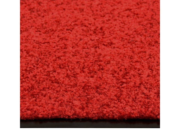 vidaXL Wycieraczka z możliwością prania, czerwona, 90 x 120 cm Kolor Czerwony Tworzywo sztuczne Kategoria Wycieraczki