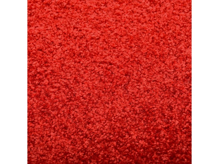 vidaXL Wycieraczka z możliwością prania, czerwona, 120 x 180 cm Tworzywo sztuczne Kolor Czerwony