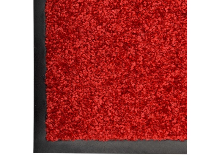 vidaXL Wycieraczka z możliwością prania, czerwona, 120 x 180 cm