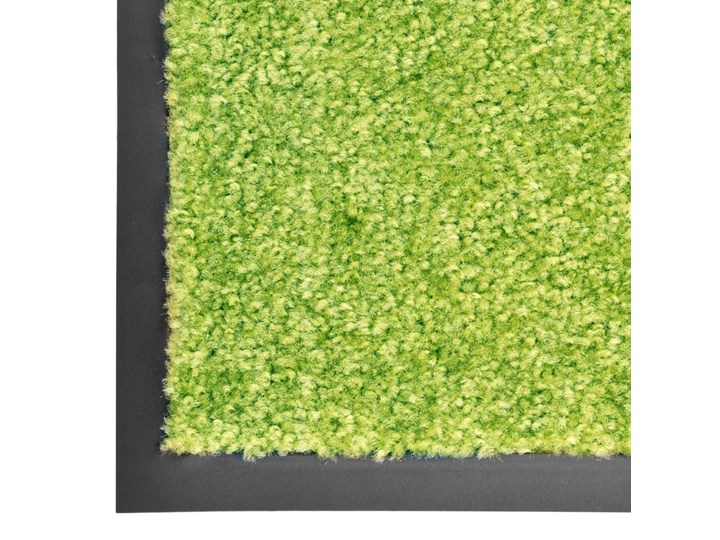 vidaXL Wycieraczka z możliwością prania, zielona, 60 x 180 cm Tworzywo sztuczne Kolor Zielony