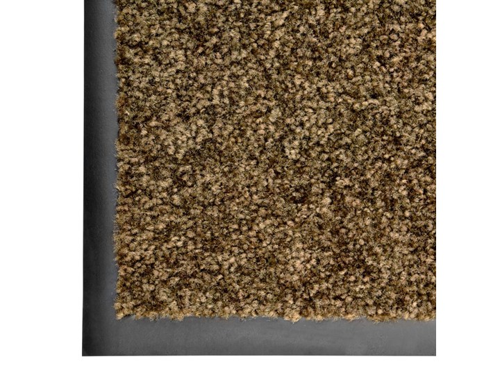 vidaXL Wycieraczka z możliwością prania, brązowa, 60 x 180 cm Tworzywo sztuczne Kolor Brązowy Kategoria Wycieraczki