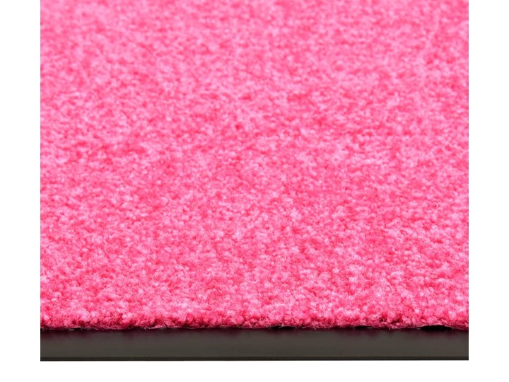 vidaXL Wycieraczka z możliwością prania, różowa, 90 x 150 cm Tworzywo sztuczne Kolor Różowy