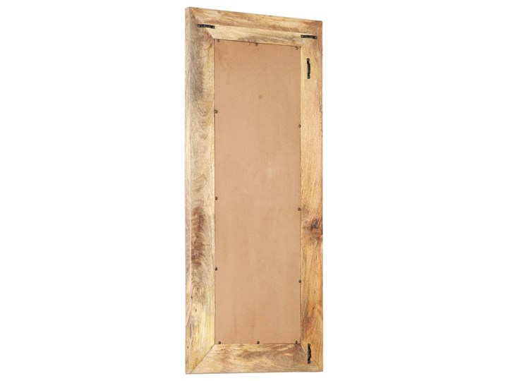 vidaXL Lustro w ręcznie rzeźbionej ramie, 110x50x2,6 cm, drewno mango Kategoria Lustra Prostokątne Kolor Złoty