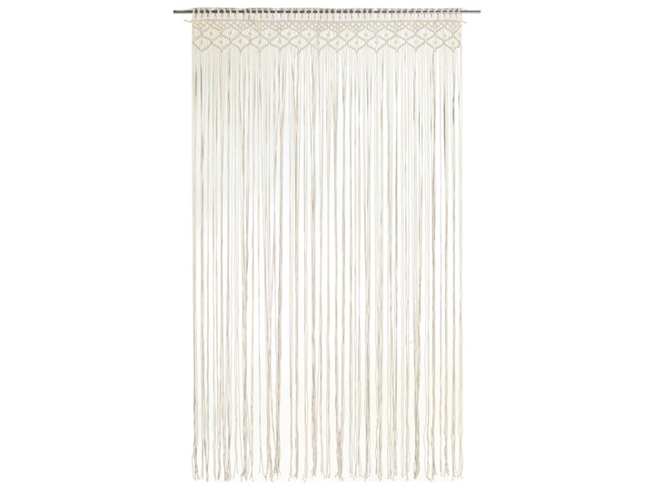 vidaXL Zasłona z makramy, 140 x 240 cm, bawełna