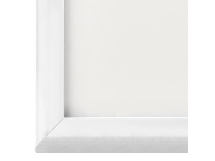 vidaXL Ramki na zdjęcia, 3 szt., ścienne, białe, 50x50 cm, MDF Pomieszczenie Sypialnia Stojak na zdjęcia Drewno Tworzywo sztuczne Pomieszczenie Salon