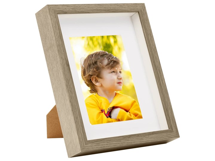 vidaXL Ramki 3D na zdjęcia 13x18 cm, 5 szt., ciemne drewno, 20x25 cm Kategoria Ramy i ramki na zdjęcia Tworzywo sztuczne Stojak na zdjęcia Pomieszczenie Salon