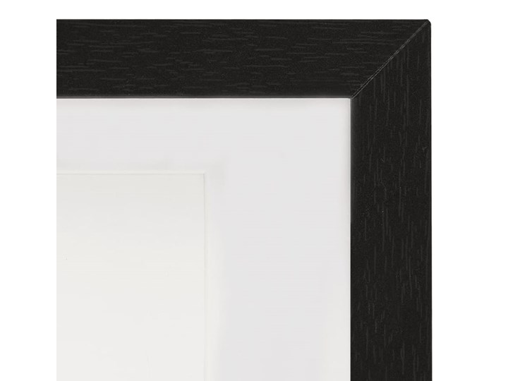 vidaXL Ramki 3D na 4 zdjęcia 10x15 cm, 3 szt., czarne, 28x35 cm Drewno Tworzywo sztuczne Kolor Czarny Stojak na zdjęcia Pomieszczenie Salon