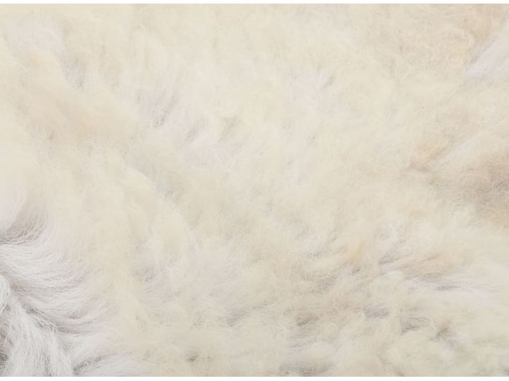 vidaXL Skóra owcza, kremowa, 70x100 cm Nieregularny Dywaniki Skóry Dywany Pomieszczenie Salon