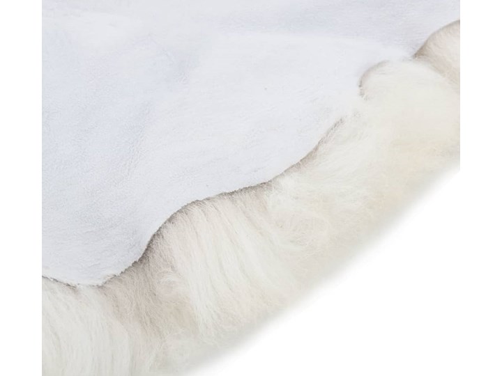 vidaXL Skóra owcza, kremowa, 70x100 cm Dywaniki Nieregularny Dywany Kolor Beżowy Skóry Pomieszczenie Sypialnia